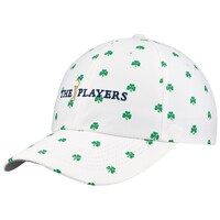 Men's Imperial White THE PLAYERS Allover Shamrock Print Alter Ego Adjustable Hat