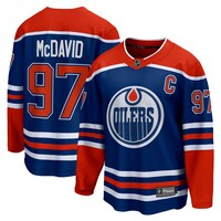 Men's Fanatics Branded Connor McDavid Royal Edmonton Oilers Home Breakaway Jersey