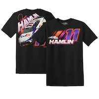 Men's Joe Gibbs Racing Team Collection  Black Denny Hamlin FedEx Car T-Shirt