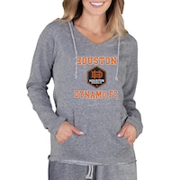 Women's Concepts Sport Gray Houston Dynamo Mainstream Terry Pullover Hoodie