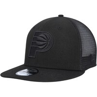 Men's New Era Black Indiana Pacers Classic 9FIFTY Trucker Snapback Hat