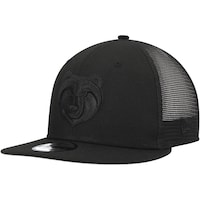 Men's New Era Black Memphis Grizzlies Classic 9FIFTY Trucker Snapback Hat