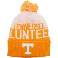 Youth Tennessee Orange Tennessee Volunteers Patchwork Cuffed Knit Hat with Pom