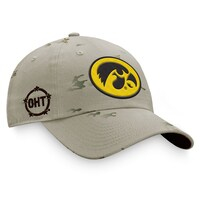 Men's Top of the World Khaki Iowa Hawkeyes OHT Military Appreciation Storm Adjustable Hat