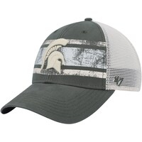 Men's '47 Green/White Michigan State Spartans Interlude MVP Trucker Snapback Hat