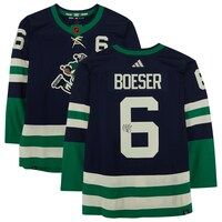 Brock Boeser Vancouver Canucks Autographed 2022-23 Reverse Retro Adidas Authentic Jersey