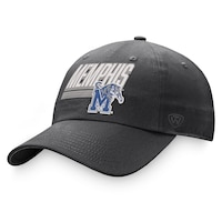 Men's Top of the World Charcoal Memphis Tigers Slice Adjustable Hat