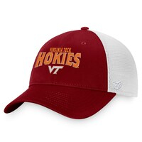 Men's Top of the World Maroon/White Virginia Tech Hokies Breakout Trucker Snapback Hat