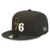 Men's New Era Charcoal Philadelphia 76ers Color Pack Multi 9FIFTY Snapback Hat