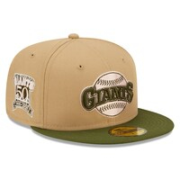 Men's New Era Khaki/Olive San Francisco Giants Pink Undervisor 59FIFTY Fitted Hat