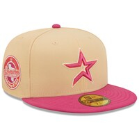 Men's New Era Orange/Pink Houston Astros 45th Anniversary Mango Passion 59FIFTY Fitted Hat