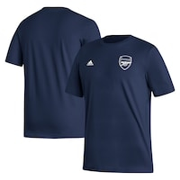 Men's adidas Navy Arsenal Crest T-Shirt