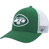 Youth '47 Green/White New York Jets Adjustable Trucker Hat