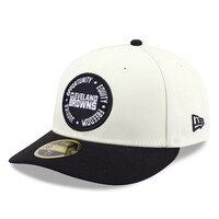 Men's New Era Cream/Black Cleveland Browns 2022 Inspire Change  59FIFTY Low Profile Fitted Hat