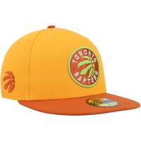 Men's New Era  Gold/Rust Toronto Raptors 59FIFTY Fitted Hat