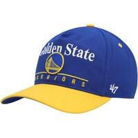 Men's '47 Royal/Gold Golden State Warriors Super Hitch Adjustable Hat