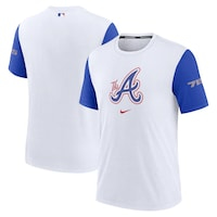 Men's Nike White/Royal Atlanta Braves 2023 City Connect Authentic Collection Legend T-Shirt