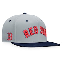 Men's Fanatics Branded Gray Boston Red Sox Team Two-Tone Snapback Hat