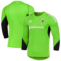 Men's adidas Green Columbus Crew 2023 Goalkeeper Long Sleeve Replica Jersey