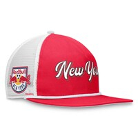 Men's Fanatics Branded Red/White New York Red Bulls True Classic Golf Snapback Hat