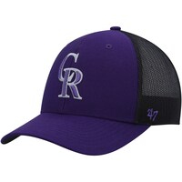 Men's '47 Purple Colorado Rockies Secondary Trucker Snapback Hat