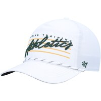 Men's '47  White Oakland Athletics Downburst Hitch Snapback Hat