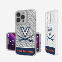 Virginia Cavaliers Endzone iPhone Personalized Clear Case