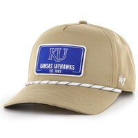 Men's '47 Khaki Kansas Jayhawks Sculpin Hitch Adjustable Hat