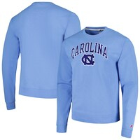 Men's League Collegiate Wear Carolina Blue North Carolina Tar Heels 1965 Arch Essential Lightweight Pullover Sweatshirt