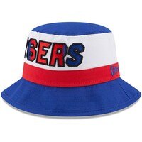 Men's New Era  White/Royal Philadelphia 76ers Back Half Bucket Hat