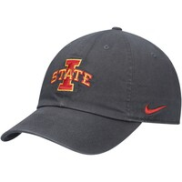 Men's Nike Charcoal Iowa State Cyclones Heritage86 Logo Performance Adjustable Hat