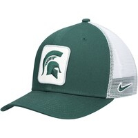 Men's Nike Green/White Michigan State Spartans Classic99 Trucker Snapback Hat