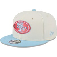 Men's New Era Cream/Light Blue San Francisco 49ers Two-Tone Color Pack 9FIFTY Snapback Hat