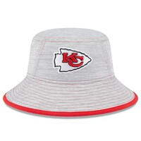 Men's New Era Gray Kansas City Chiefs Game Bucket Hat