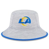 Men's New Era Gray Los Angeles Rams Game Bucket Hat