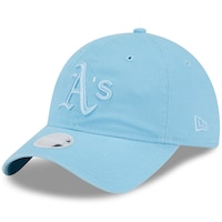 Women's New Era Light Blue Oakland Athletics Doscientos Core Classic 9TWENTY Adjustable Hat