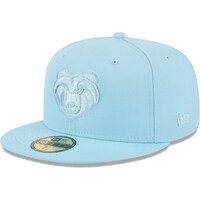 Men's New Era Powder Blue Memphis Grizzlies Spring Color Pack 59FIFTY Fitted Hat