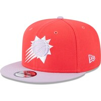 Men's New Era Red/Lavender Phoenix Suns 2-Tone Color Pack 9FIFTY Snapback Hat