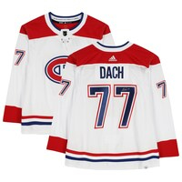 Kirby Dach Montreal Canadiens Autographed White Adidas Authentic Jersey