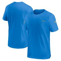 Men's Nike Powder Blue Los Angeles Chargers Sideline Coach Performance T-Shirt