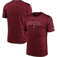 Men's Nike Scarlet San Francisco 49ers Velocity Performance T-Shirt