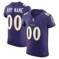 Men's Nike Purple Baltimore Ravens Vapor F.U.S.E. Elite Custom Jersey
