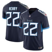 Men's Nike Derrick Henry Navy Tennessee Titans Vapor F.U.S.E. Limited Jersey