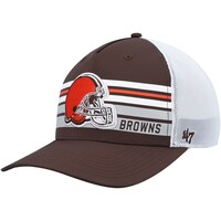 Men's '47 Brown Cleveland Browns Altitude II MVP Trucker Snapback Hat