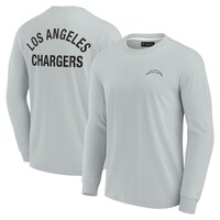 Unisex Fanatics Signature Gray Los Angeles Chargers Elements Super Soft Long Sleeve T-Shirt