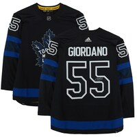 Mark Giordano Toronto Maple Leafs Autographed Black Alternate Adidas Authentic Jersey