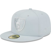 Men's New Era Silver Las Vegas Raiders Monocamo 59FIFTY Fitted Hat