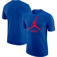 Men's Jordan Brand  Royal Philadelphia 76ers Essential T-Shirt