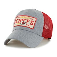 Men's Gray/Red Kansas City Chiefs Lyndon Snapback Hat