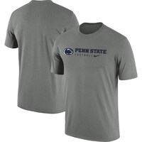 Men's Nike Heather Gray Penn State Nittany Lions Team Legend Performance T-Shirt